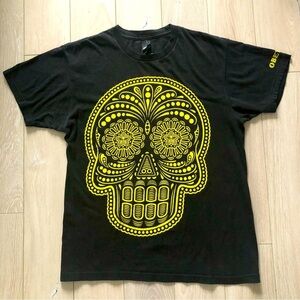 Obey Mexican Skull Graphic T Shirt